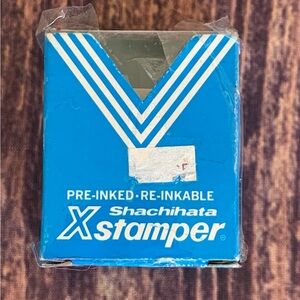NEW Shachihata XStamper Pre-Inked Re-Inkable "Past Due" Stamp